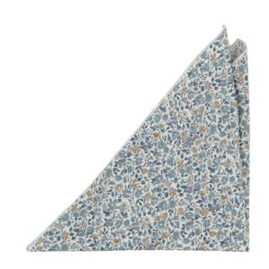 TIETHEBINDS LIGHT BLUE pocket square