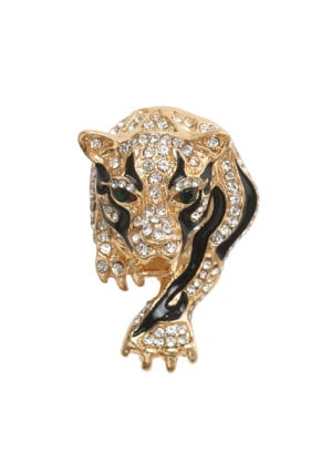 TIGER GOLD lapel pin