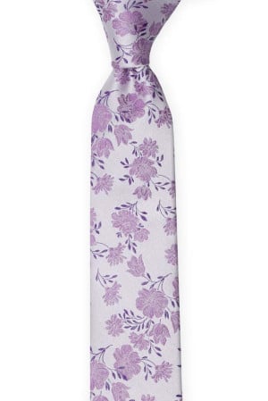 TOSSBLOSSOM Powder purple boy's tie medium
