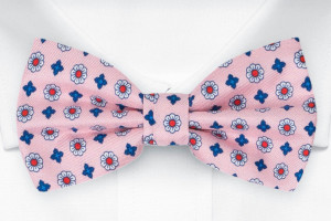 TRIFOGLEZZA PINK pre-tied bow tie