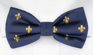 TRILLIAN BLUE pre-tied bow tie