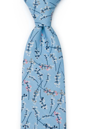 TWIGGLY LIGHT BLUE classic tie