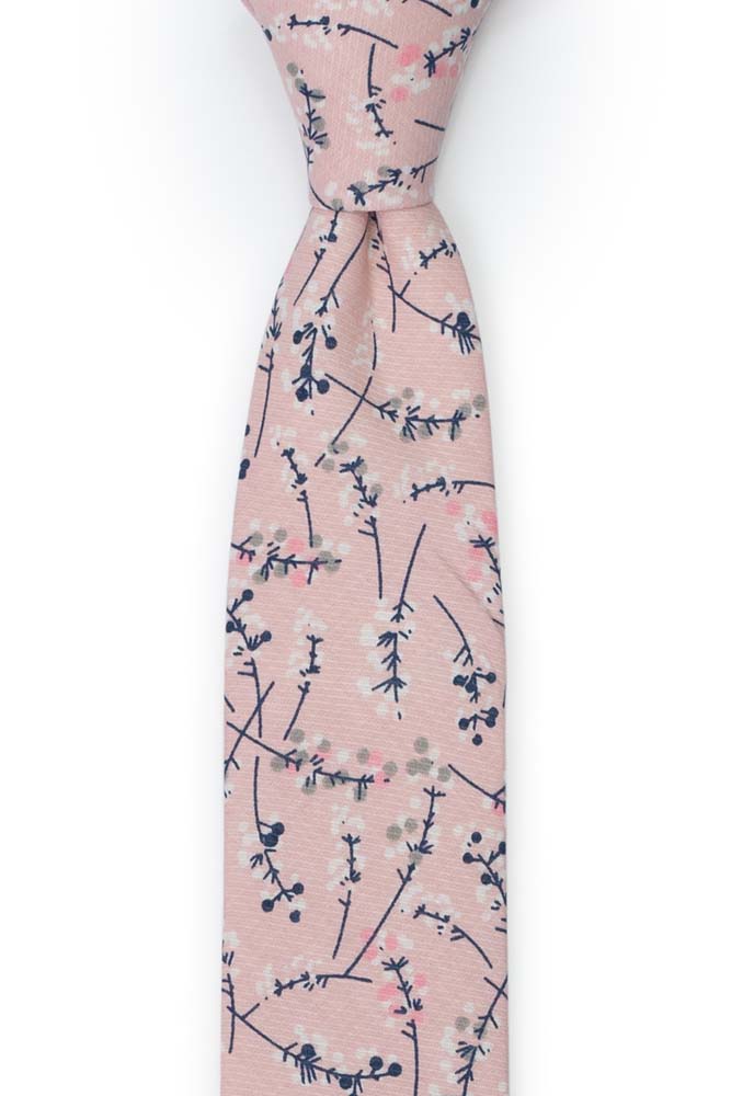 TWIGGLY OLD PINK skinny tie