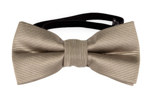 Twillie TAUPE baby bow tie