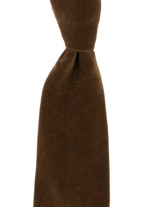 Velvet COCOA BROWN tie