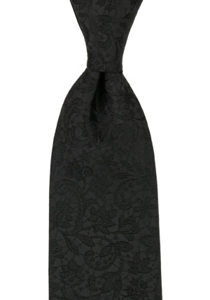 VIGSEL BLACK classic tie