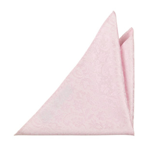 VIGSEL Powder pink pocket square