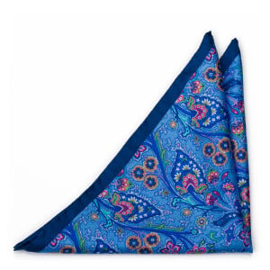 VIVACE BLUE pocket square