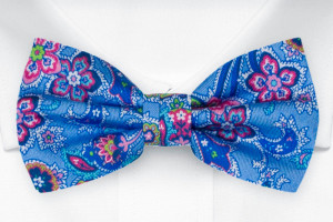 VIVACE BLUE pre-tied bow tie