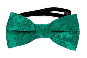 WEDDED EMERALD GREEN baby bow tie