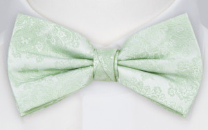 WEDDED PASTEL GREEN boy's bow tie