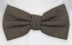 YARNING MID GREY bow tie
