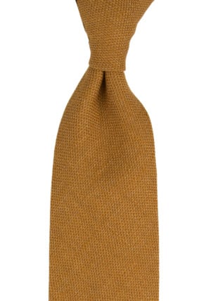 YARNING OCHRE YELLOW classic tie