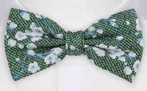YOUPROMISED GREEN pre-tied bow tie