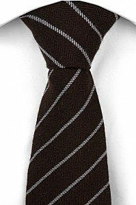 The character of the brown tie
