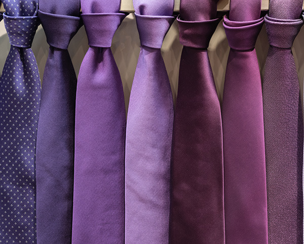 4 times to try it out a royal purple tie