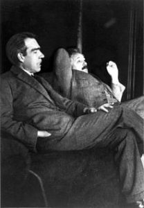 Niels_Bohr_Albert_Einstein_by_Ehrenfest